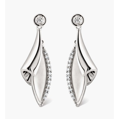 Brinco de Diamante prata